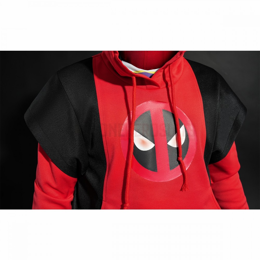 Kidpool Cosplay Costumes Kids Deadpool Hoodies Gifts For Kids