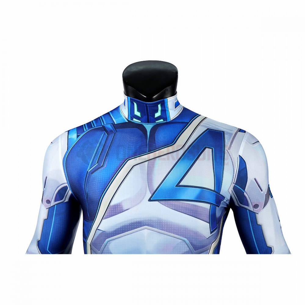Marvel Rivals Cosplay Costume Mister Fantastic Spandex Jumpsuit