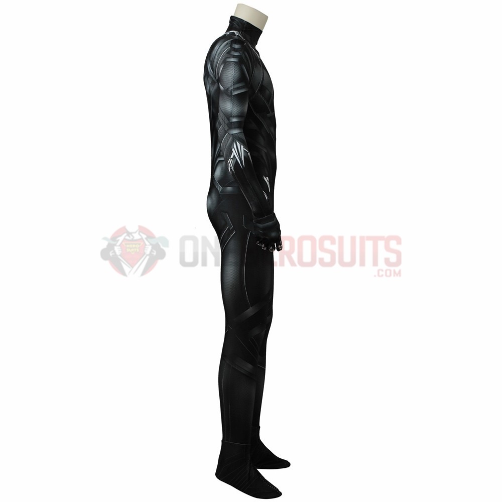 Black Panther Suit 3D Printed T'challa Civil War Bodysuit