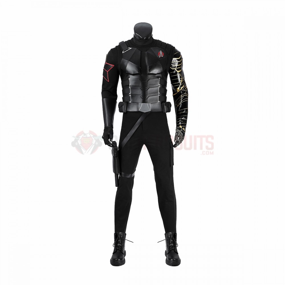 New Avengers Bucky Barnes Cosplay Costume - Winter Soldier Outfit main image 0