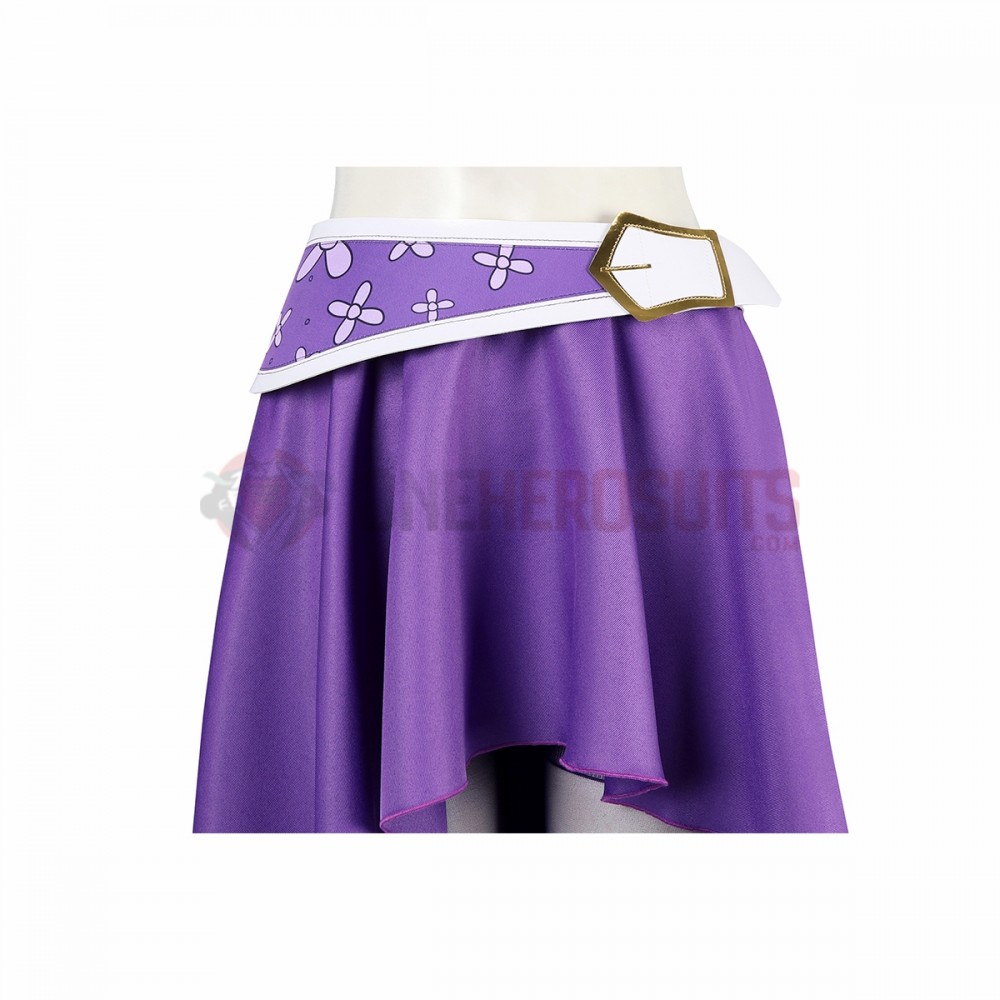 Nico Robin Cosplay Costumes Miss Allsunday Purple Suits