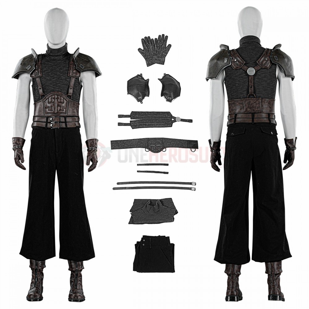 Costume Zack Fair Final Fantasy VII Rebirth – Completo Fatto A Mano, Taglia Personalizzata