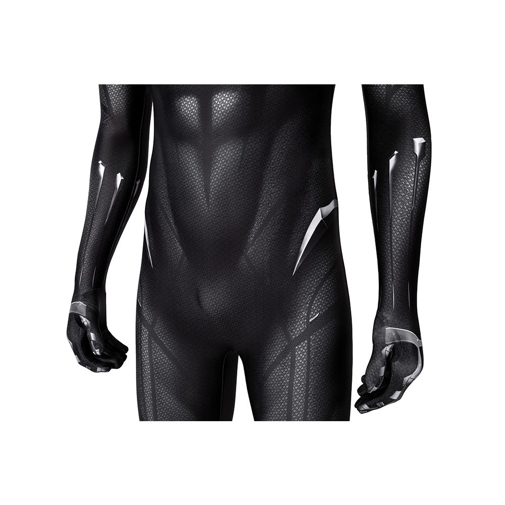 Black Panther Cosplay Suit Spandex Black Panther Costume