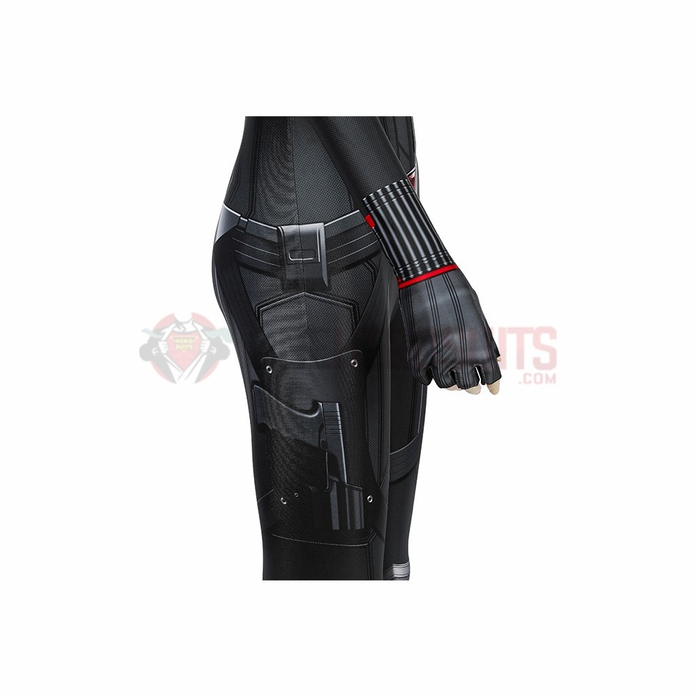 Black Widow Spandex Cosplay Suit For Female Cosplayers