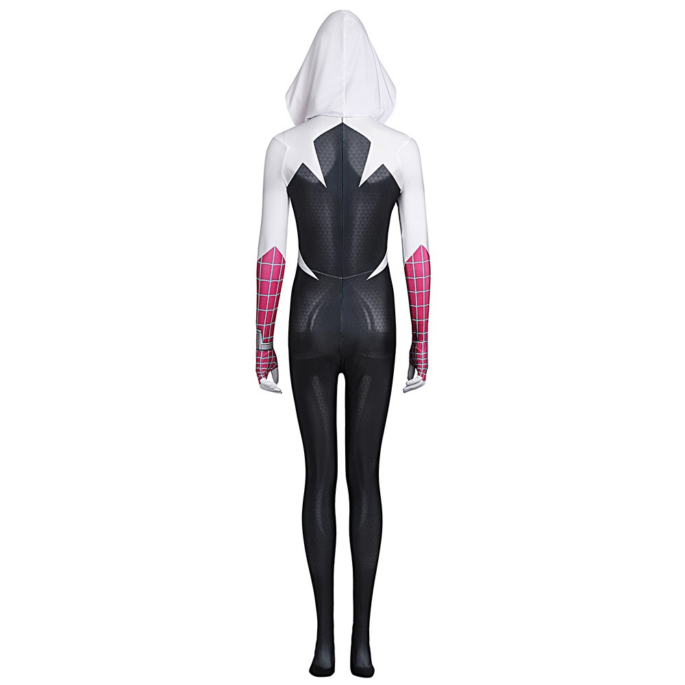 Across The Spider-Verse Gwen Cosplay Costume Gwen Spandex Suit