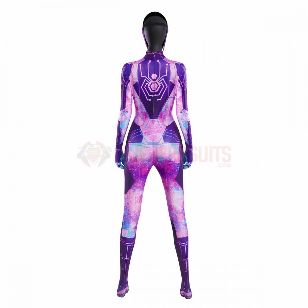 Spider-Byte Cosplay Costume Across The Spider-Verse Printed Suit