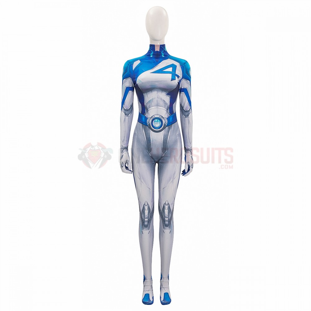 Marvel Rivals Cosplay Costumes Invisible Woman HD Printed Jumpsuit