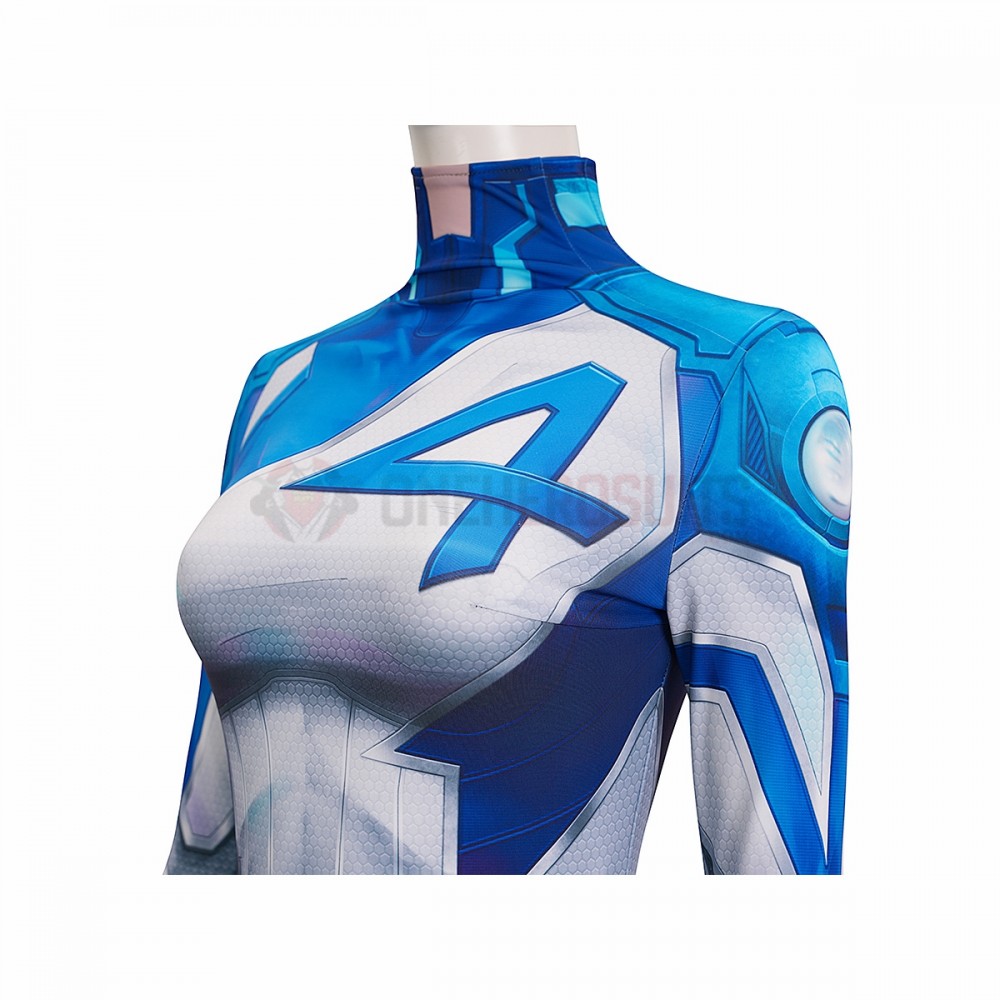 Marvel Rivals Cosplay Costumes Invisible Woman HD Printed Jumpsuit
