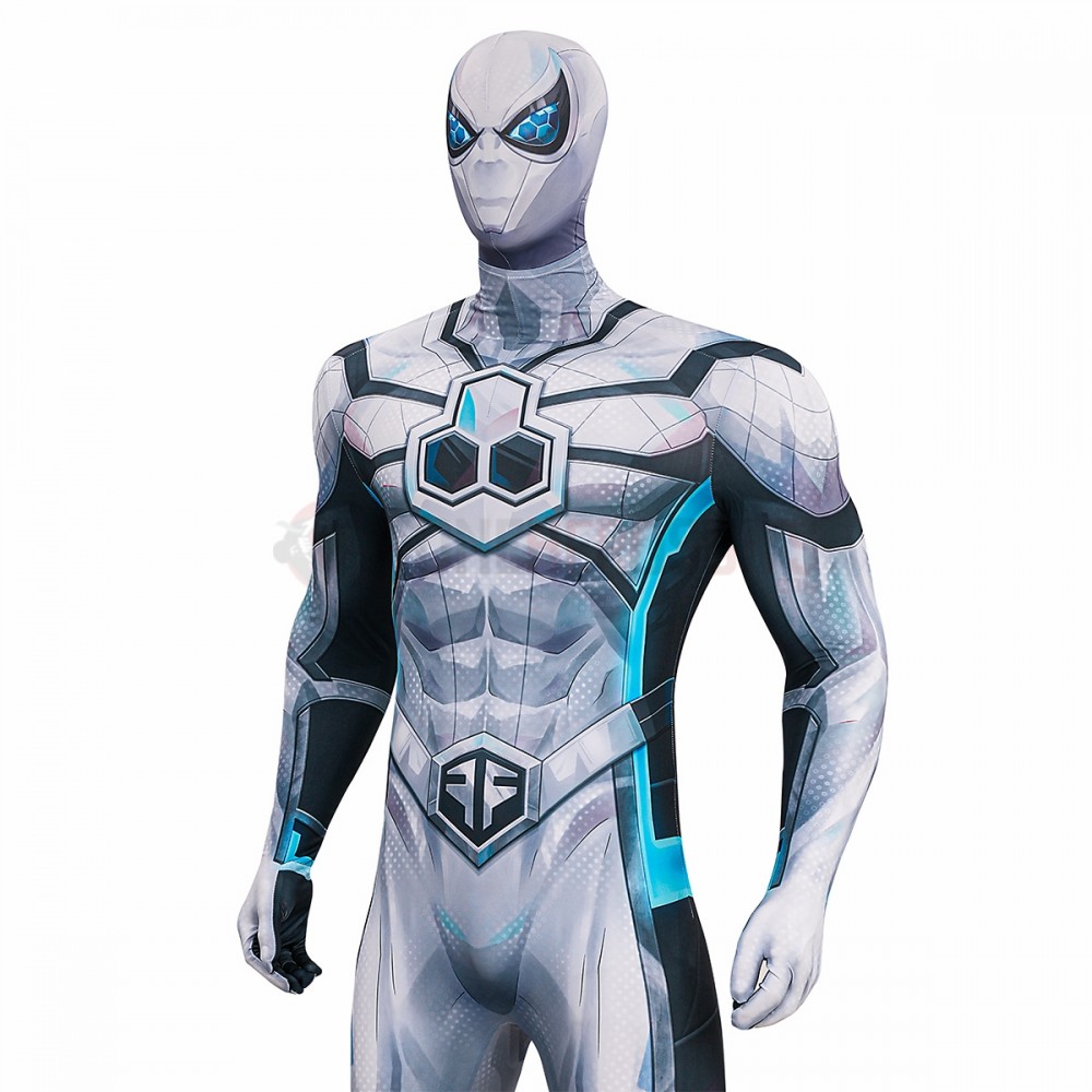 Marvel Rivals Spider-Man Future Foundation Cosplay Costumes White HD ...