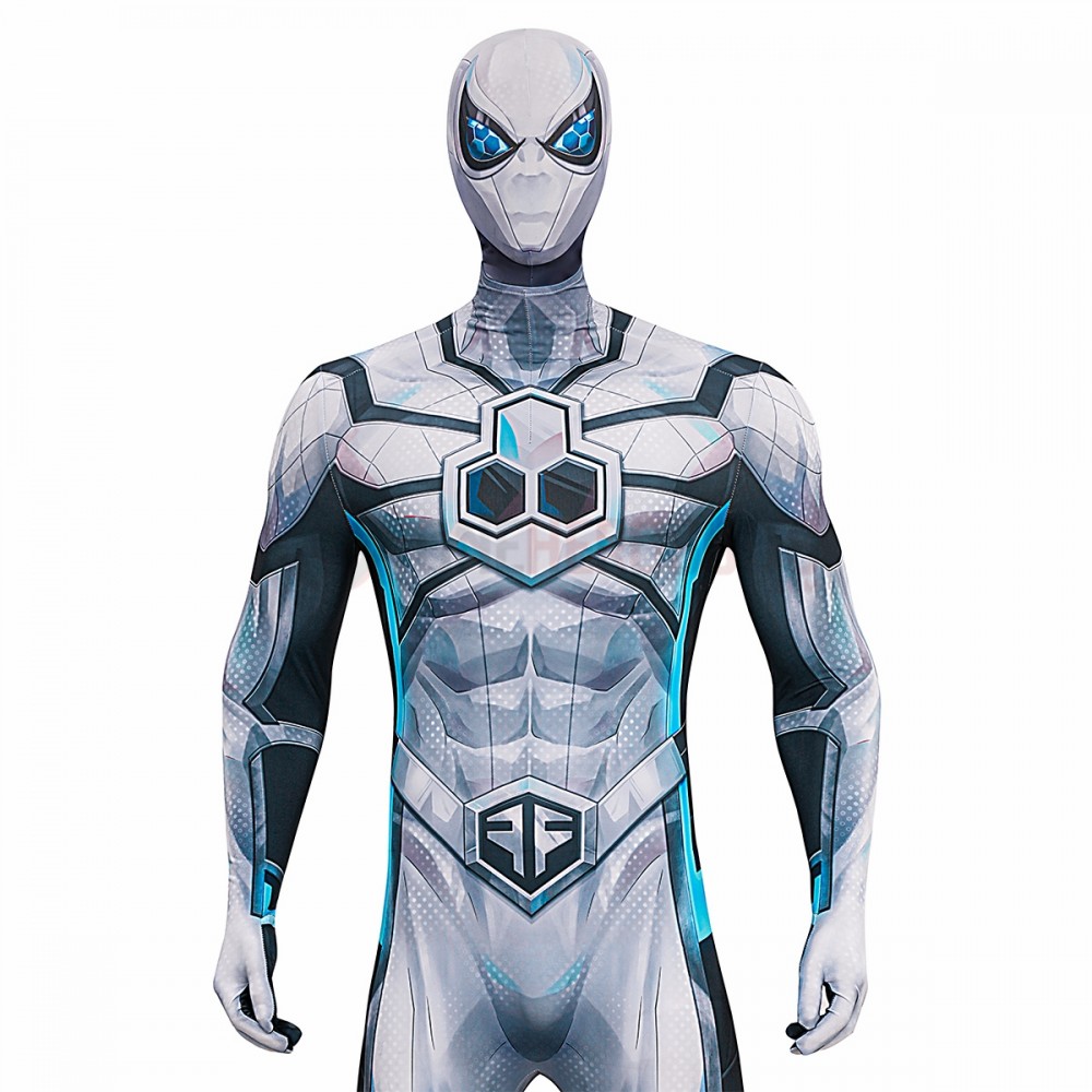 Marvel Rivals Spider-Man Future Foundation Cosplay Costumes White HD ...