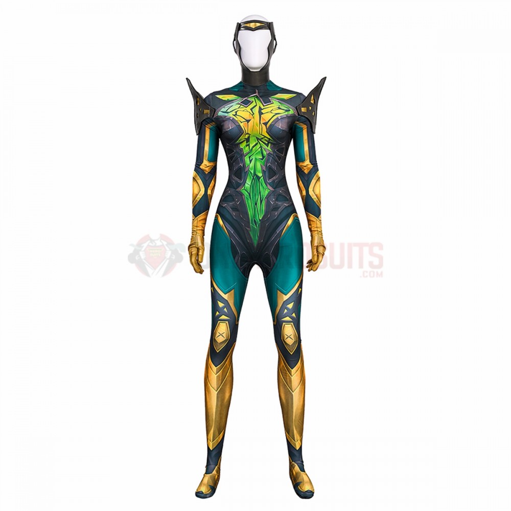Marvel Rivals Phoenix Jean Grey Cosplay Costumes HD Printed Jumpsuit
