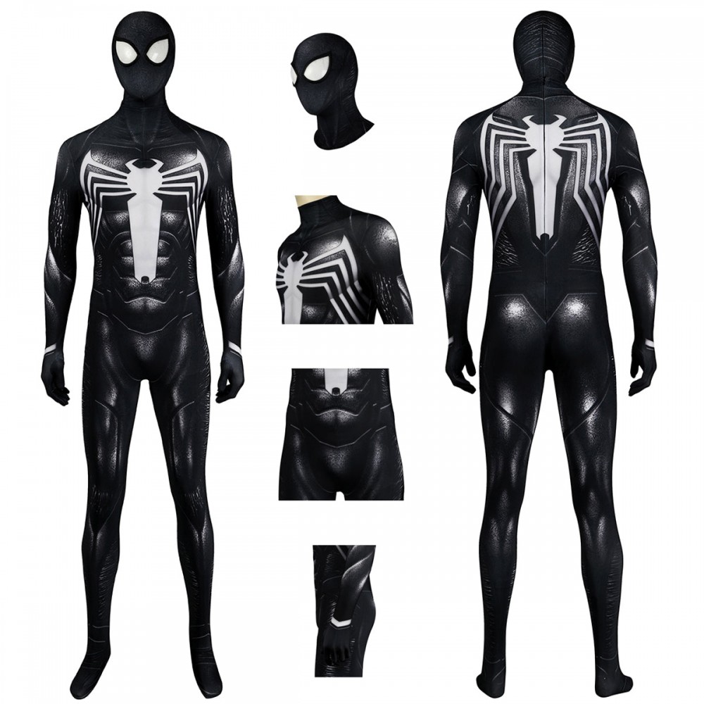 Venom Cosplay Costume Spiderman 2 Spandex Bodysuit Venom Cosplay Costume Spiderman 2 Spandex Bodysuit