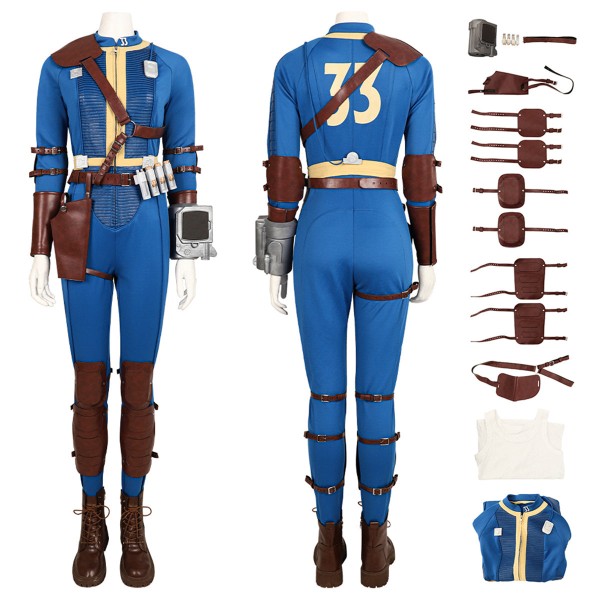 2024 Lucy Blue Cosplay Costumes Female Top Level Suits
