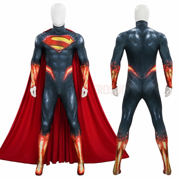 Absolute Clark Kent Cosplay Costume Superhero Comic Spandex Bodysuit