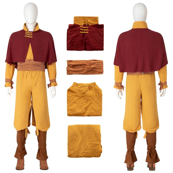 Avatar The Last Airbender Aang Cosplay Costumes Avatar Aang Top Level Suits