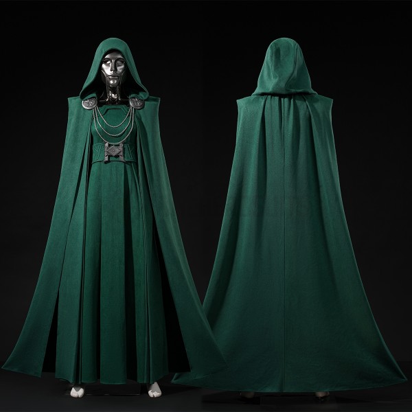 Avengers Doomsday Cosplay Costumes Latverian Witch Green Top Level Suits