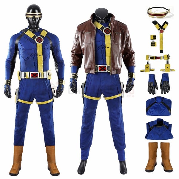 Avengers Doomsday Cyclops Cosplay Costume Scott Summers Cotton Suit