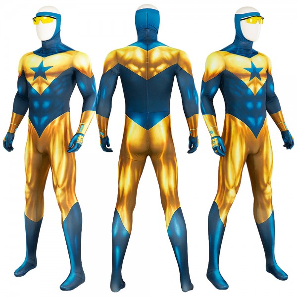 Booster Gold Cosplay Costumes Michael Jon Carter Jumpsuits