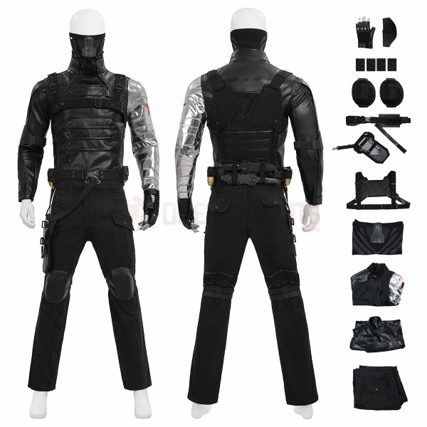 Captain America 2 Cosplay Costumes Winter Soldier Top Level Suits