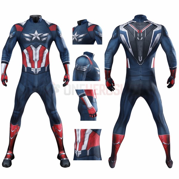 Captain America Brave New World Cosplay Costume Halloween Suit