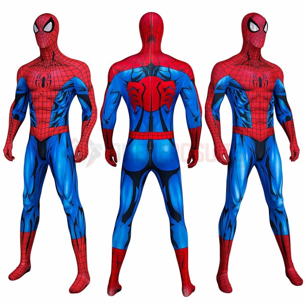 Comic Spiderman Cosplay Costume HD Printed Suit