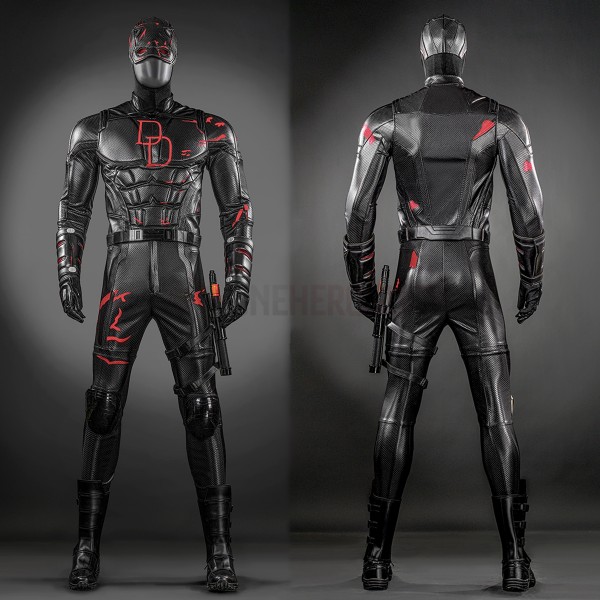 Daredevil Born Again S2 Black Cosplay Costumes Matt Murdock Halloween Male Suits