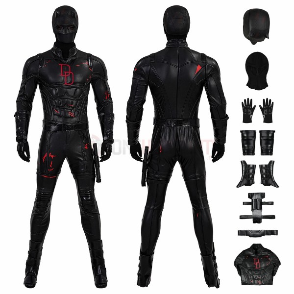 Daredevil Born Again Season 2 Cosplay Costumes Daredevil Black Top Level Suits