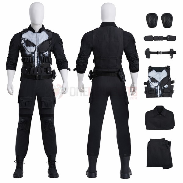 Daredevil Born Again The Punisher Cosplay Costumes Frank Castle Top Level Suits