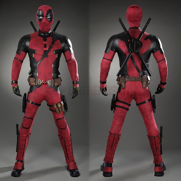 Deadpool 3 Wade Wilson Cosplay Costumes Leather Top Level Suits