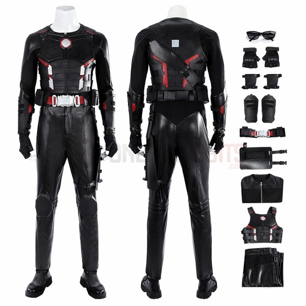 Deadpool & Wolverine Cosplay Costume Blade Black Leather Suit