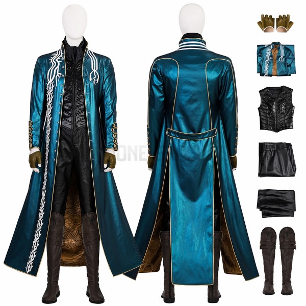 Devil May Cry 3 Cosplay Costumes Vergil Top Level Suits