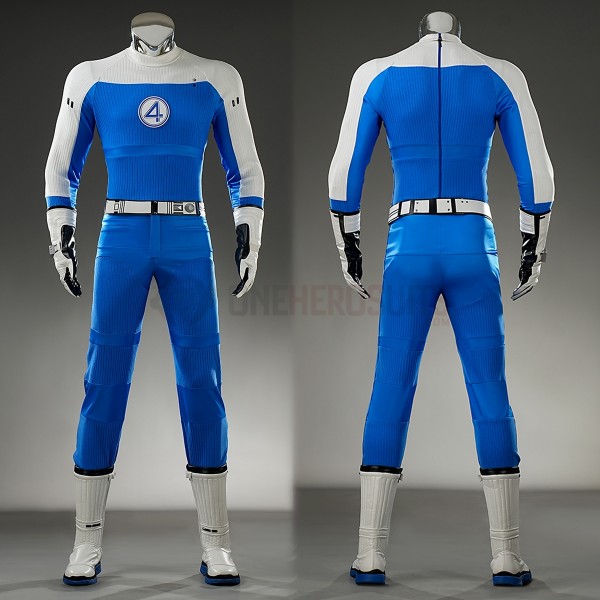 Fantastic Four Cosplay Costumes Human Torch Halloween Male Suits