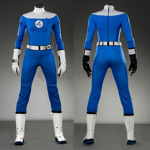 Fantastic Four Cosplay Costumes Invisible Woman Halloween Female Suits