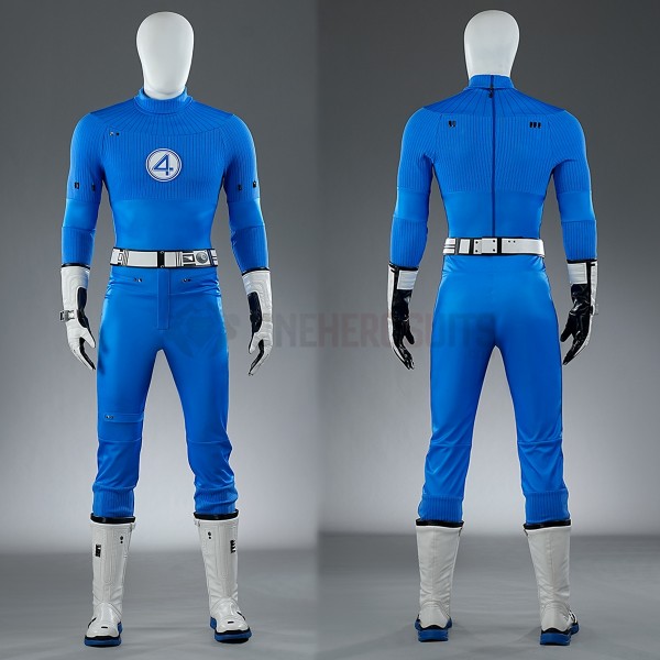 Fantastic Four Cosplay Costumes Mister Fantastic Halloween Male Suits