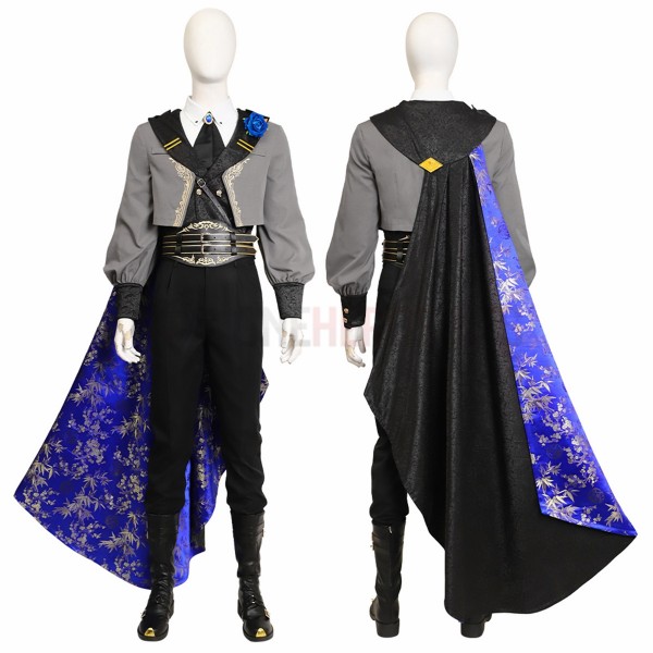 Final Fantasy Blue Rose Night Of Thorns Cosplay Costumes Sephiroth Top Level Suits