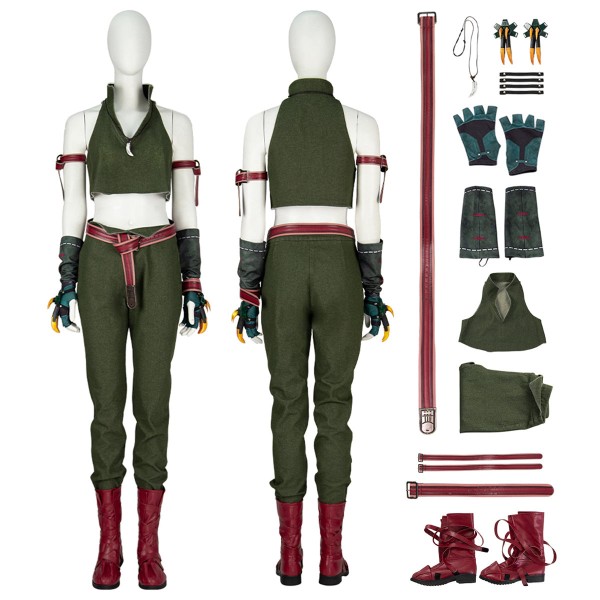 FINAL FANTASY VII EVER CRISIS Cosplay Costumes Tifa Lockhart Top Level Suits