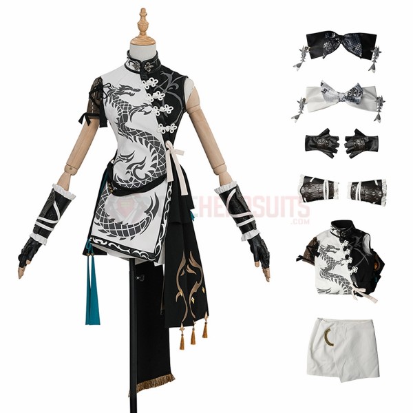 Final Fantasy XIV Cosplay Costumes Monk Level 99 School Uniform Suits