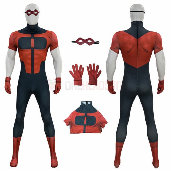 Invincible Season 4 Cosplay Costume Oliver Grayson HD Printed Jumpsuit