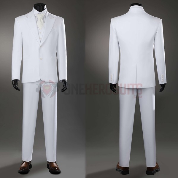Jack Napier 2 Arthur Fleck Cosplay Costumes White Suits
