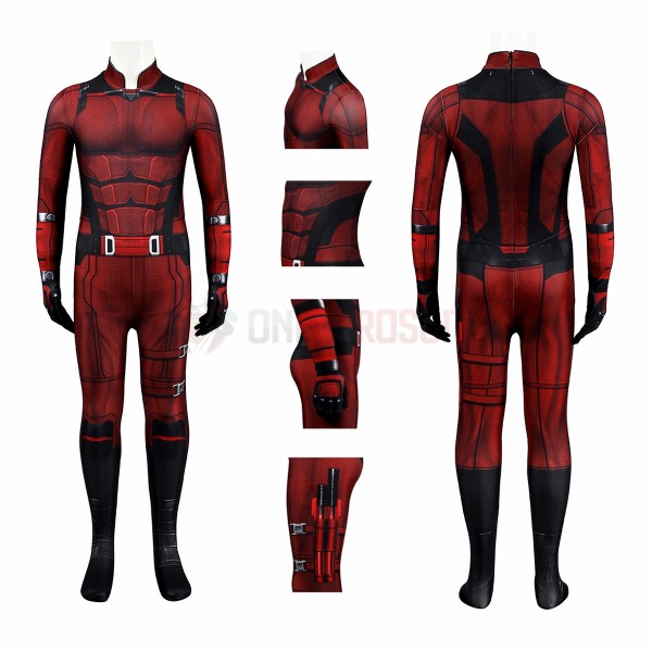 Kids Daredevil Matt Murdock Cosplay Costumes Daredevil Born Again S1 Halloween Suit