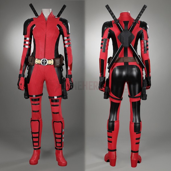 Lady Deadpool Cosplay Costumes Deadpool 3 Female Top Level Suits