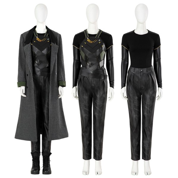 Loki Season 2 Cosplay Costumes Sylvie Black Suits