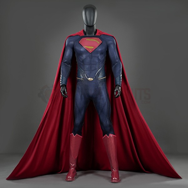 Man of Steel Cosplay Costumes Clark Kent Suits Top Level