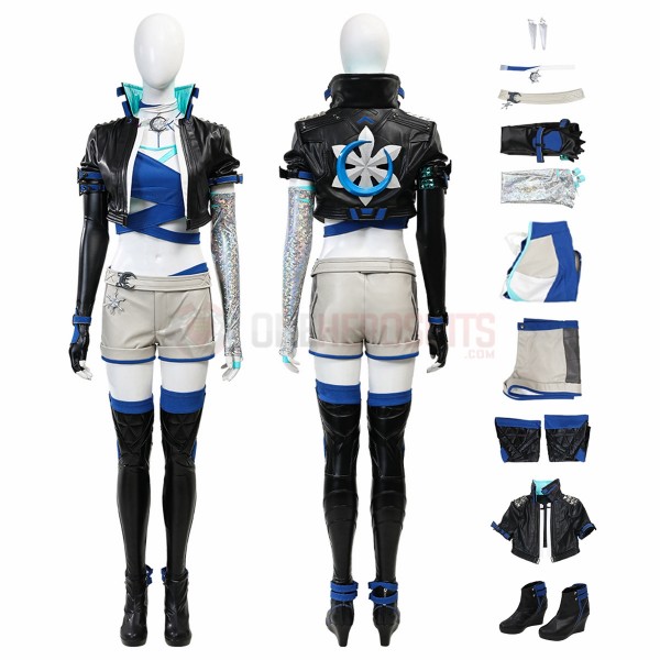 Marvel Rivals Cosplay Costumes Luna Snow Top Level Leather Suits