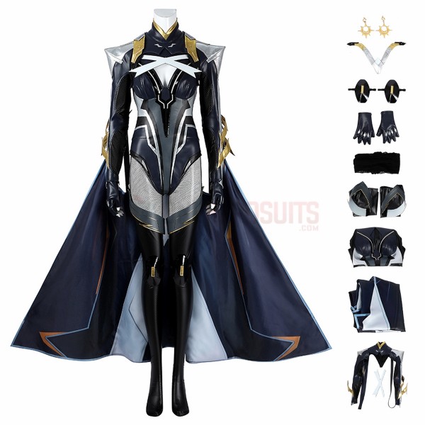 Marvel Rivals Cosplay Costumes Storm Leather Suits