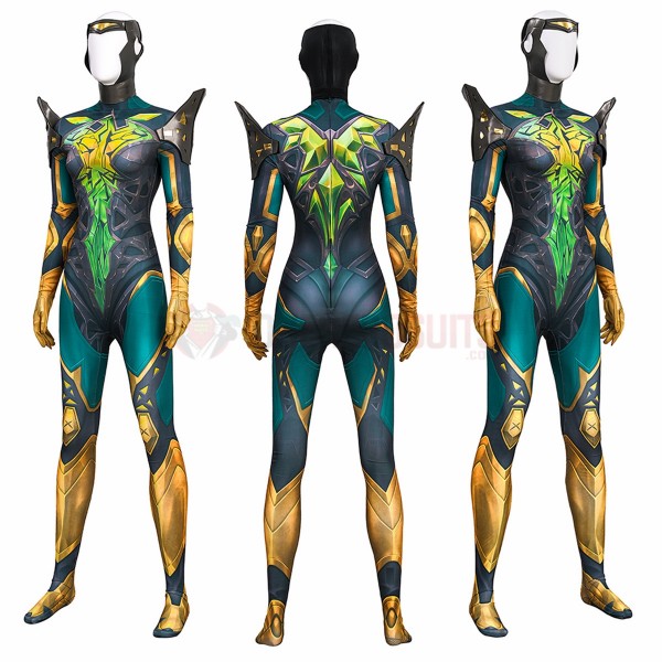 Marvel Rivals Phoenix Jean Grey Cosplay Costumes HD Printed Jumpsuit