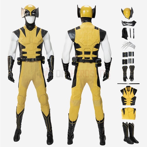 Marvel Wolverine Cosplay Costumes Game Edition Suits Top Level