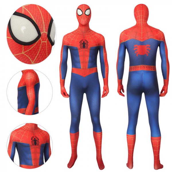 Peter Parker Suit Into The Spider-Verse Spiderman Bodysuit