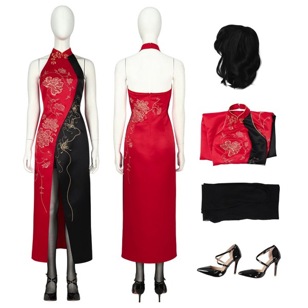 Resident Evil 4 Remake Cosplay Costumes Ada Wong Cheongsam Ver.2