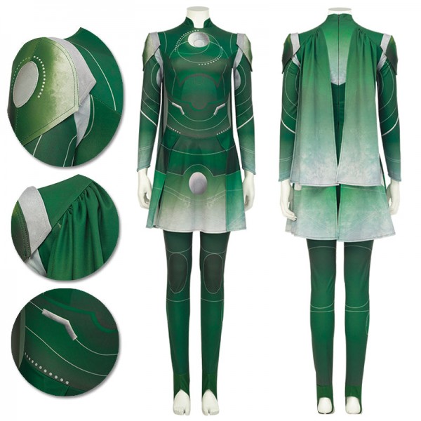 Sersi Cosplay Costume Eternals Top Level Suit